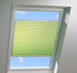 plissee fr dachfenster - doppelrollo
